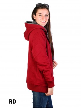 Reversible Sherpa Jacket With Detachable Hood